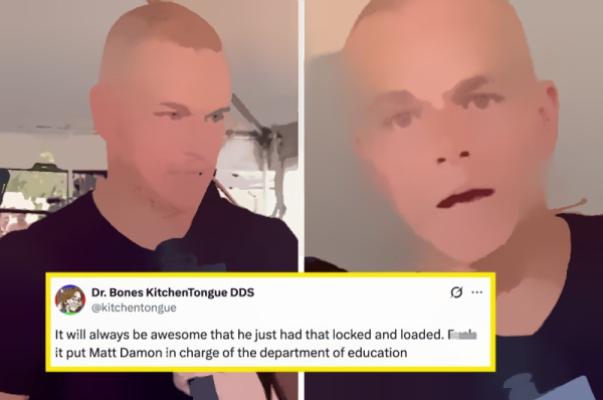 Matt Damon Silences Reporter Questioning His Mom's Credentials